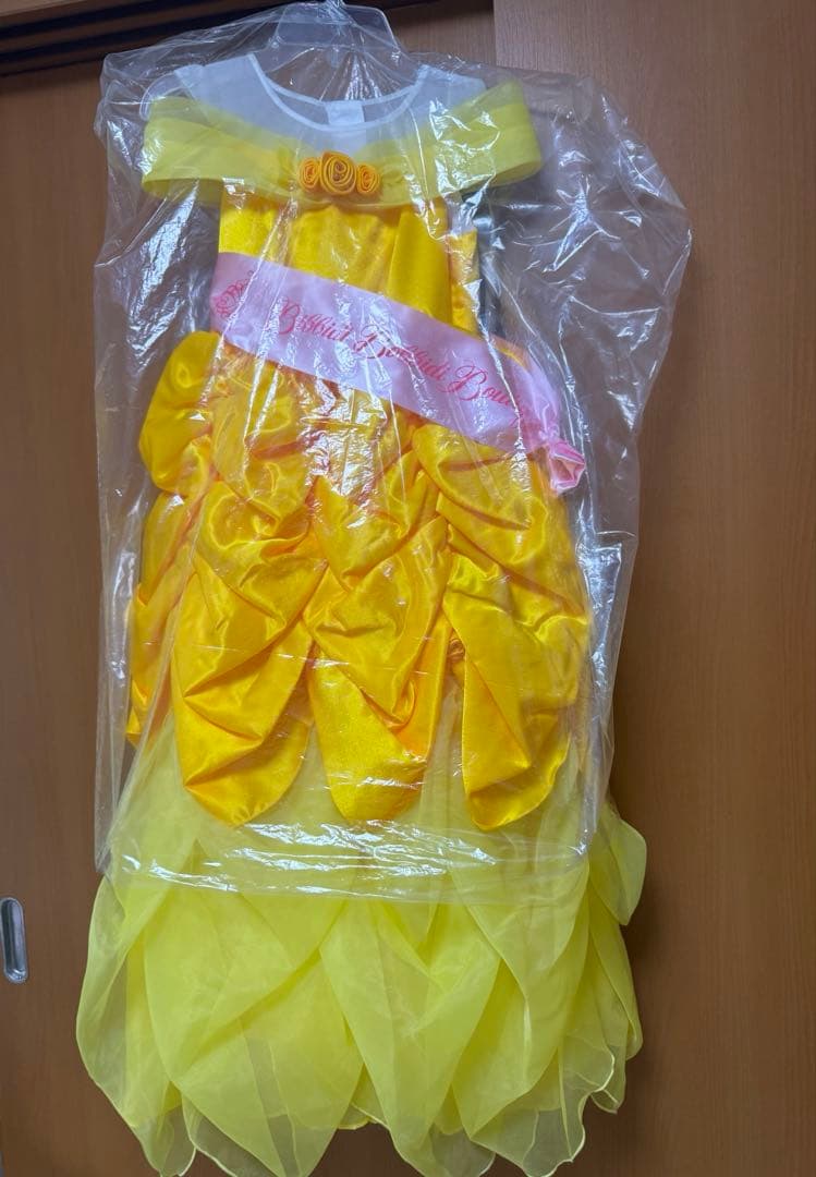 ビビディバビディブティック　3点セット 靴、サッシュ付き　ベル 130 22cm