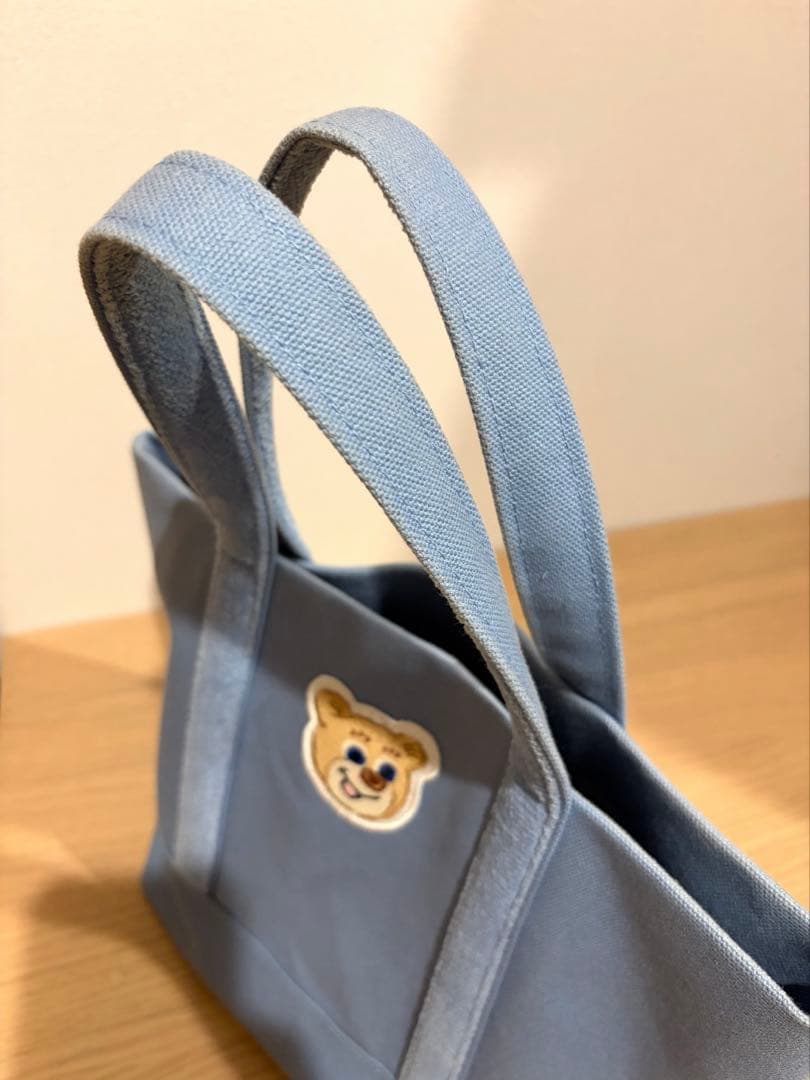 FEILER オールドテディ トートバッグ ブルー　小