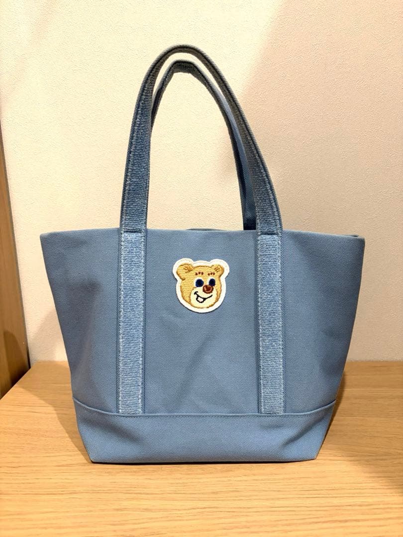 FEILER オールドテディ トートバッグ ブルー　小