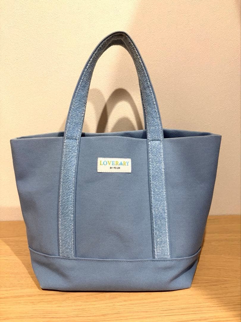 FEILER オールドテディ トートバッグ ブルー　小