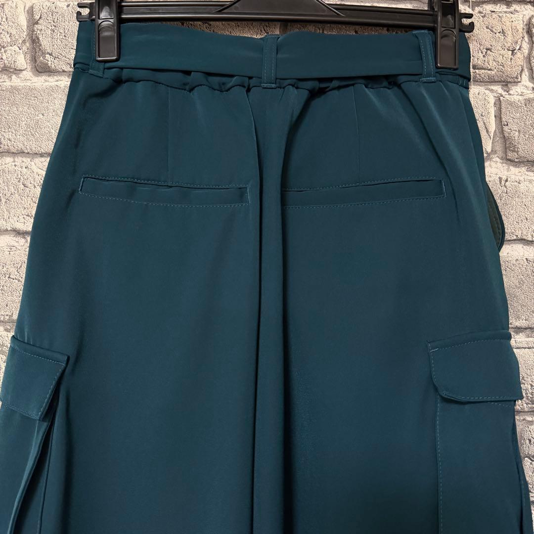 【新品タグ付き】HARE　2WAYトロミワイドカーゴパンツ　グリーン