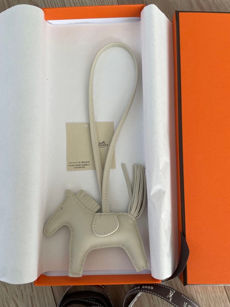 【エルメス】ロデオチャーム　pm ソークレ　人気色クレ