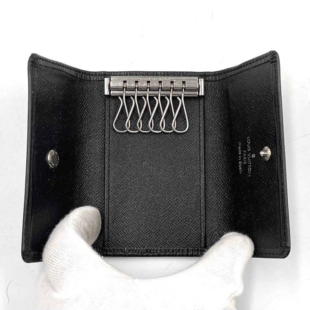 《超美品》 ルイヴィトン エピ ミュルティクレ キーケース 6連 ブラック 黒