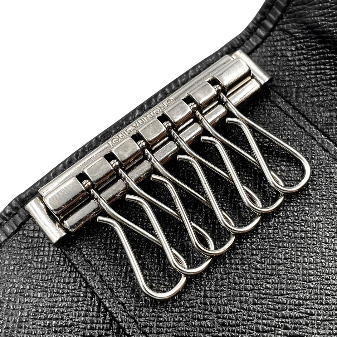 《超美品》 ルイヴィトン エピ ミュルティクレ キーケース 6連 ブラック 黒