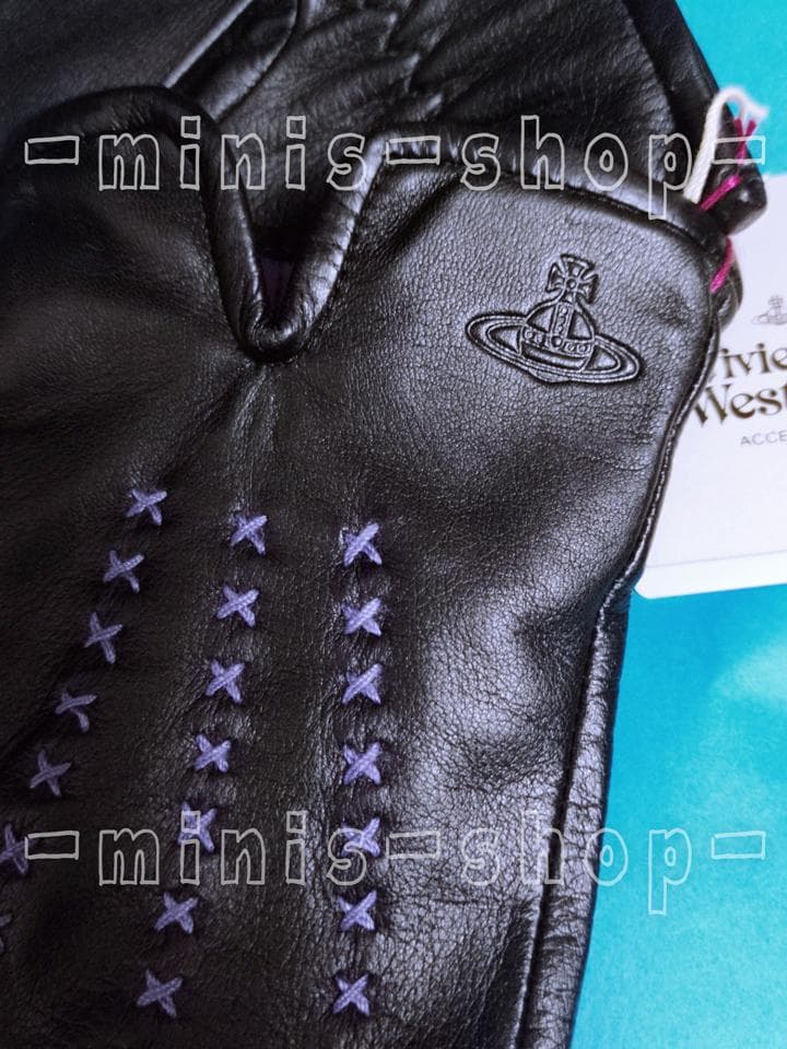 【未使用・美品】ヴィヴィアンウェストウッド　手袋グローブ　羊革　タグ付き　オーヴ