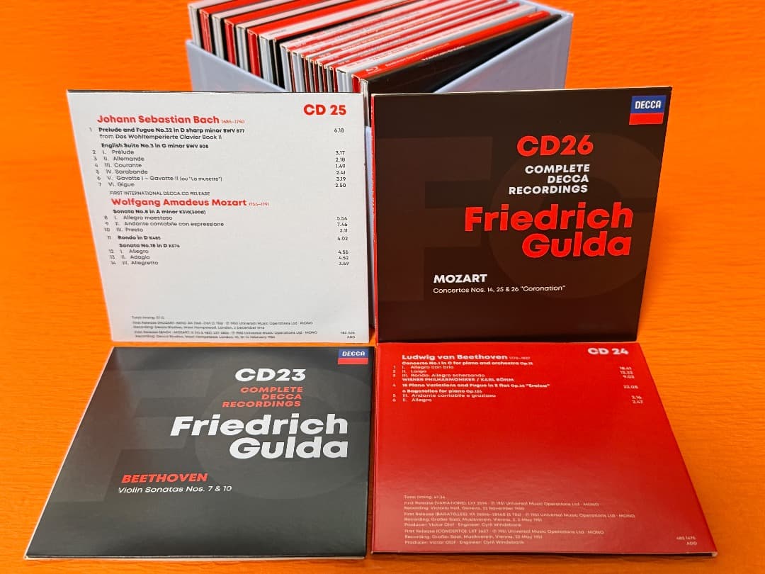 グルダ：DECCA録音全集（41CD＋Blu-ray Audio）BOXセット
