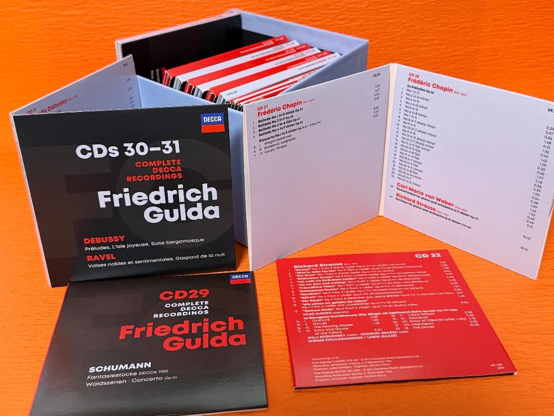 グルダ：DECCA録音全集（41CD＋Blu-ray Audio）BOXセット