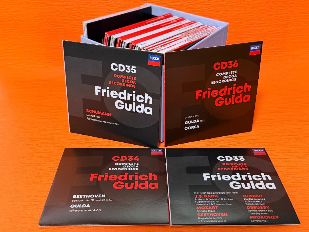 グルダ：DECCA録音全集（41CD＋Blu-ray Audio）BOXセット