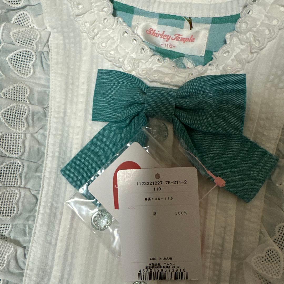 110シャーリーテンプル　長袖ワンピース　チェリー