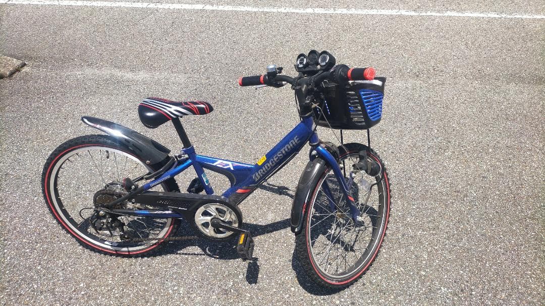 富山県　ブリヂストン エクスプレスジュニア 22インチ EXJ26　6段 自転車