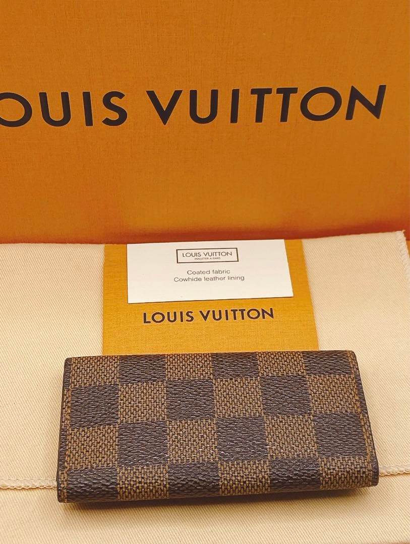 【ルイヴィトン】キーケース　ミュルティクレ　4連　ダミエ　M62631