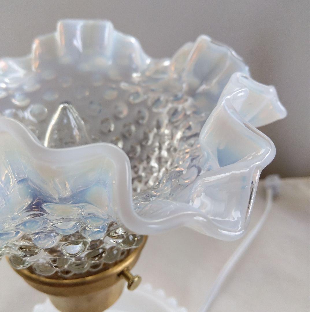 ☆美☆フェントン フレンチ オパールセント テーブルランプ レア!