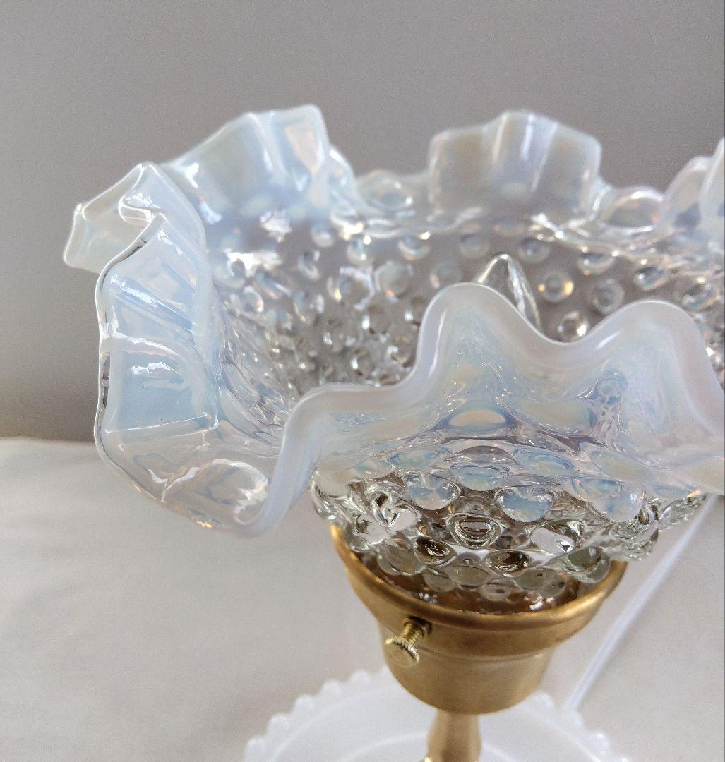 ☆美☆フェントン フレンチ オパールセント テーブルランプ レア!