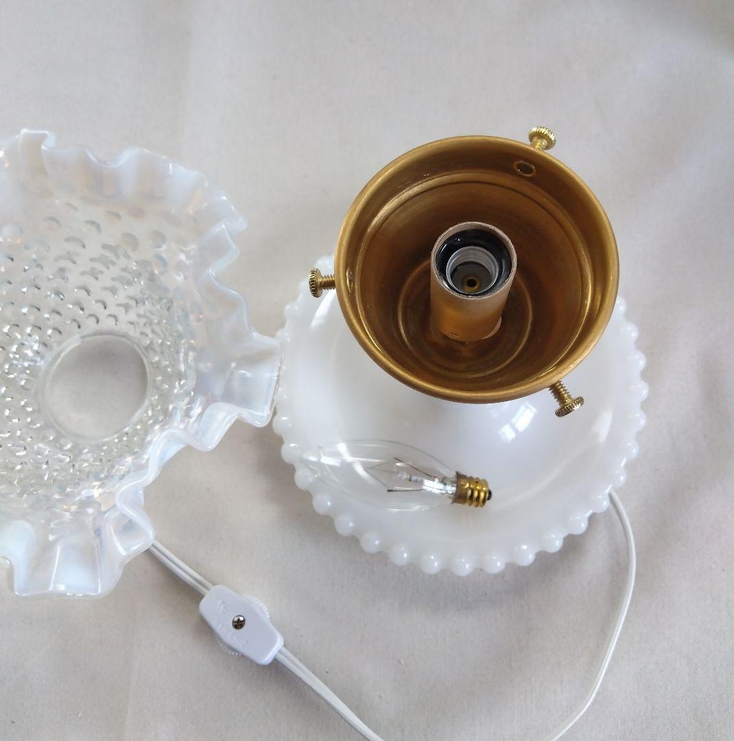 ☆美☆フェントン フレンチ オパールセント テーブルランプ レア!