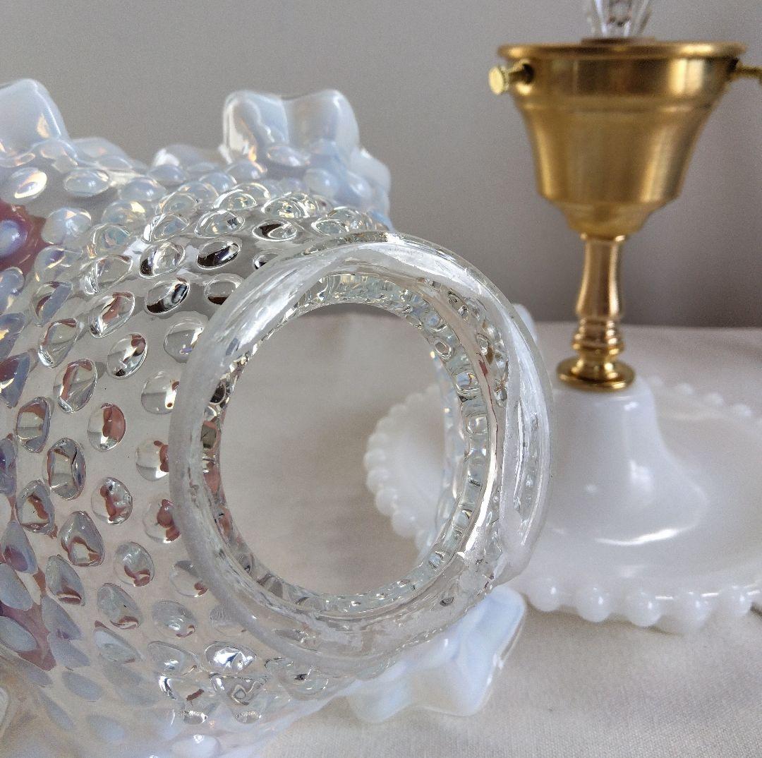 ☆美☆フェントン フレンチ オパールセント テーブルランプ レア!