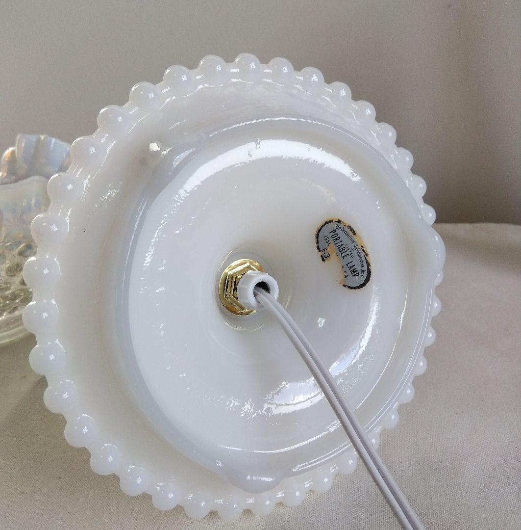 ☆美☆フェントン フレンチ オパールセント テーブルランプ レア!