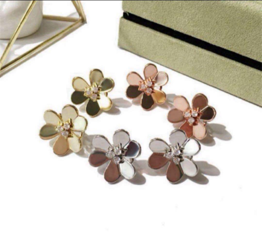 最上位✨ラージサイズ　ハイクオリティ　クリップ　ゴールド　ピアス　モアサナイト