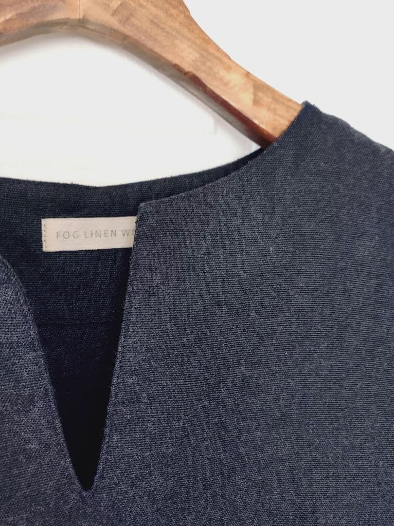 fog linen work ピフラオーバードレス