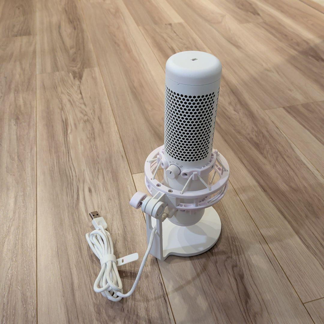 HyperX QuadCast S USBマイク ホワイト