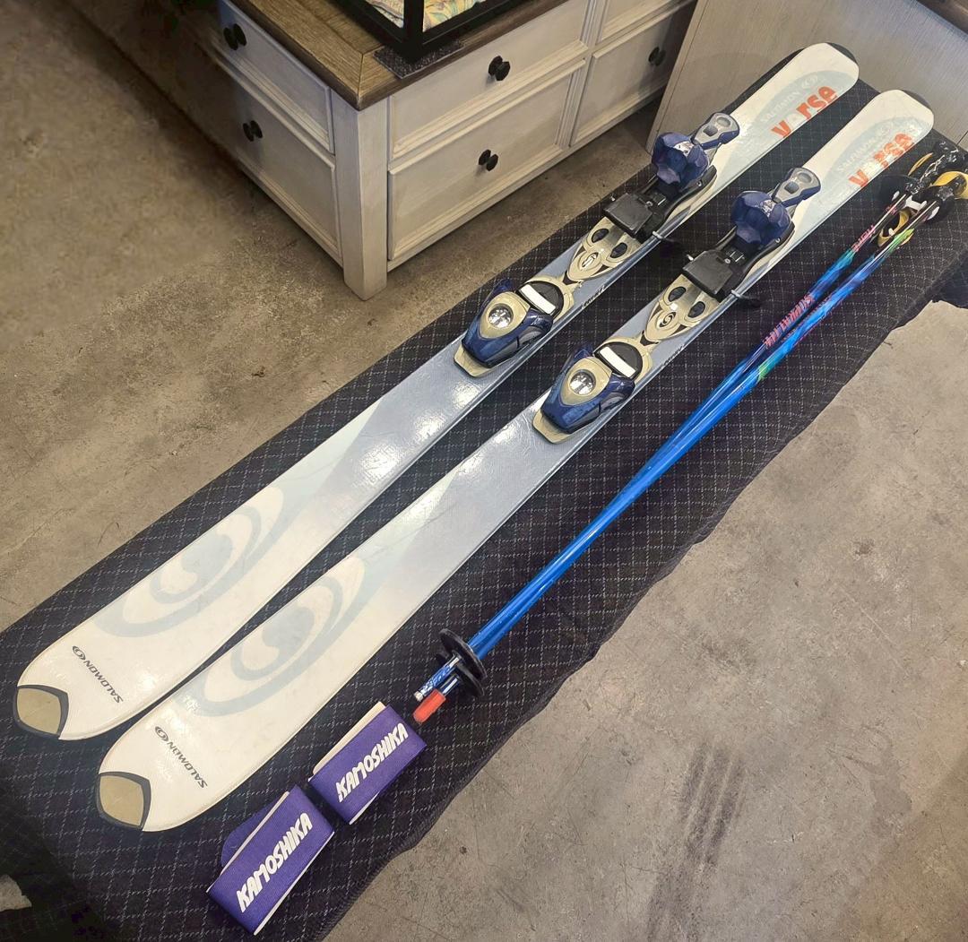 i+【5点セット】 SALOMON VERSE5W スキー板 140cm