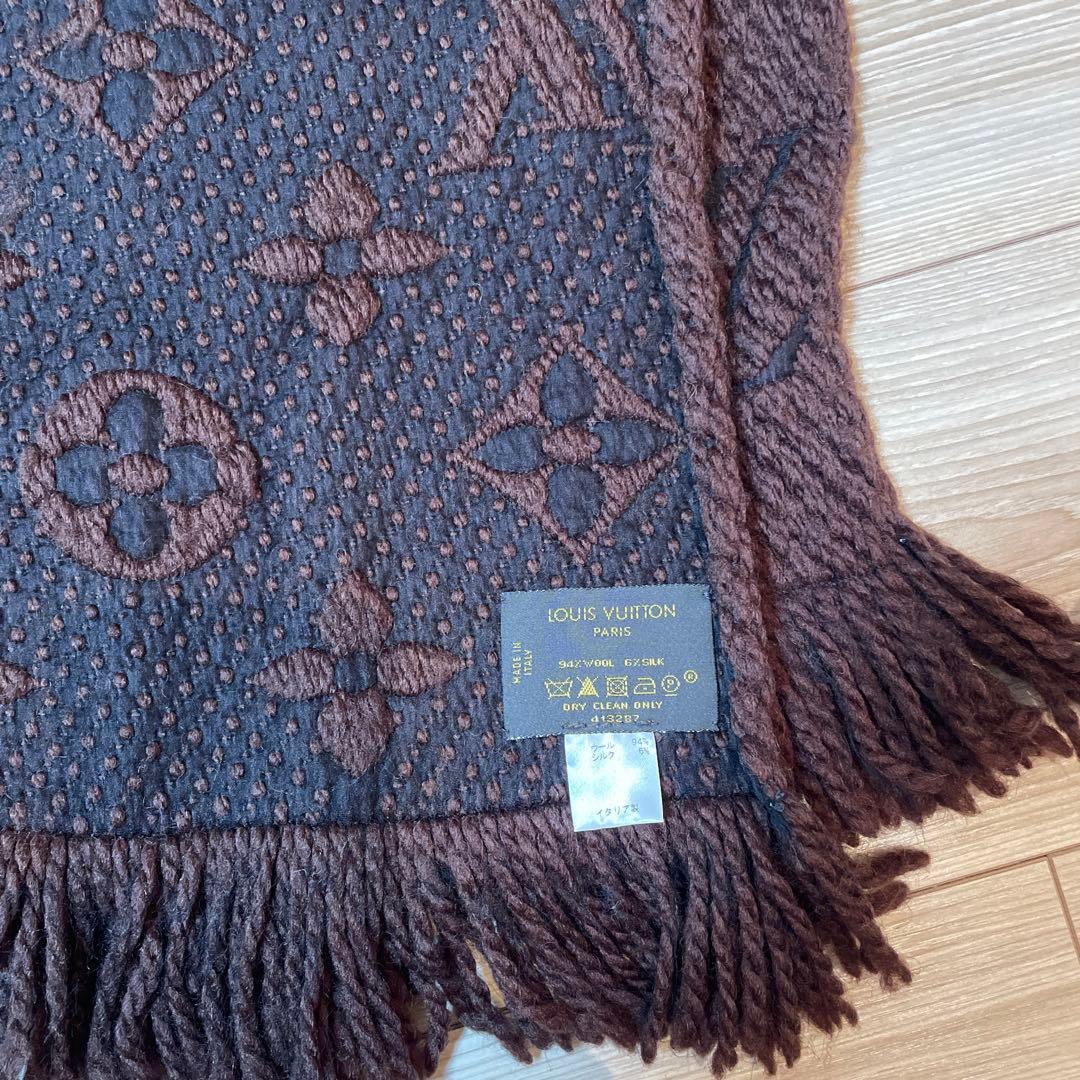 LOUIS VUITTON ルイヴィトン エシャルプ ロゴマニア マフラー