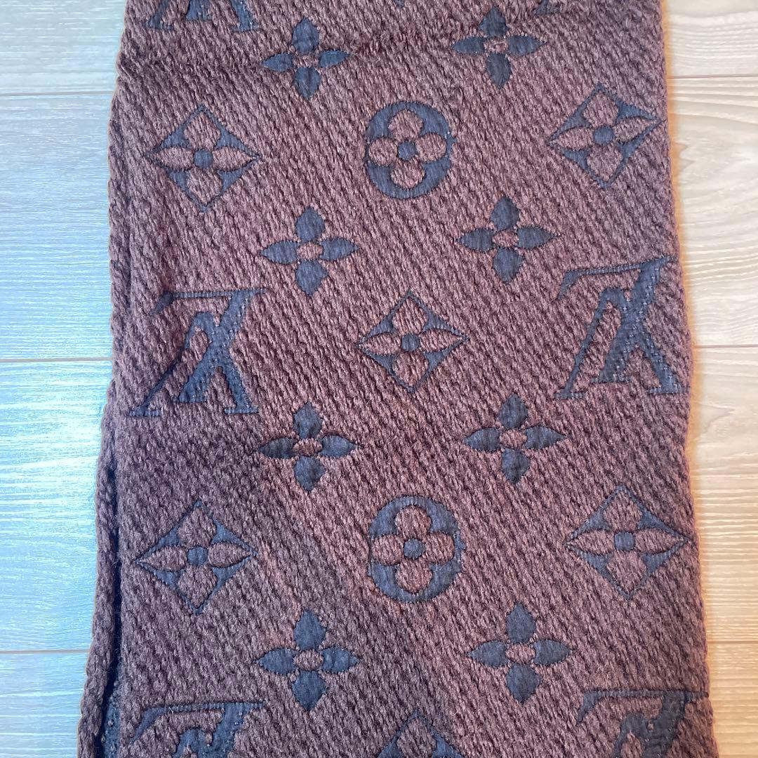LOUIS VUITTON ルイヴィトン エシャルプ ロゴマニア マフラー