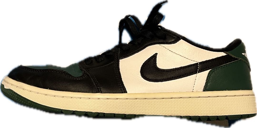 Nike Air Jordan 1 Low ゴルフ ホワイト/ブラック/グリーン