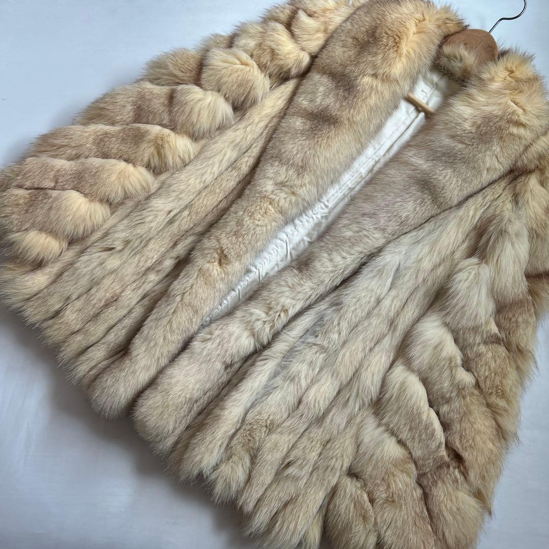 SAGA FOX 毛皮コート 高級 フォックスファー　13号