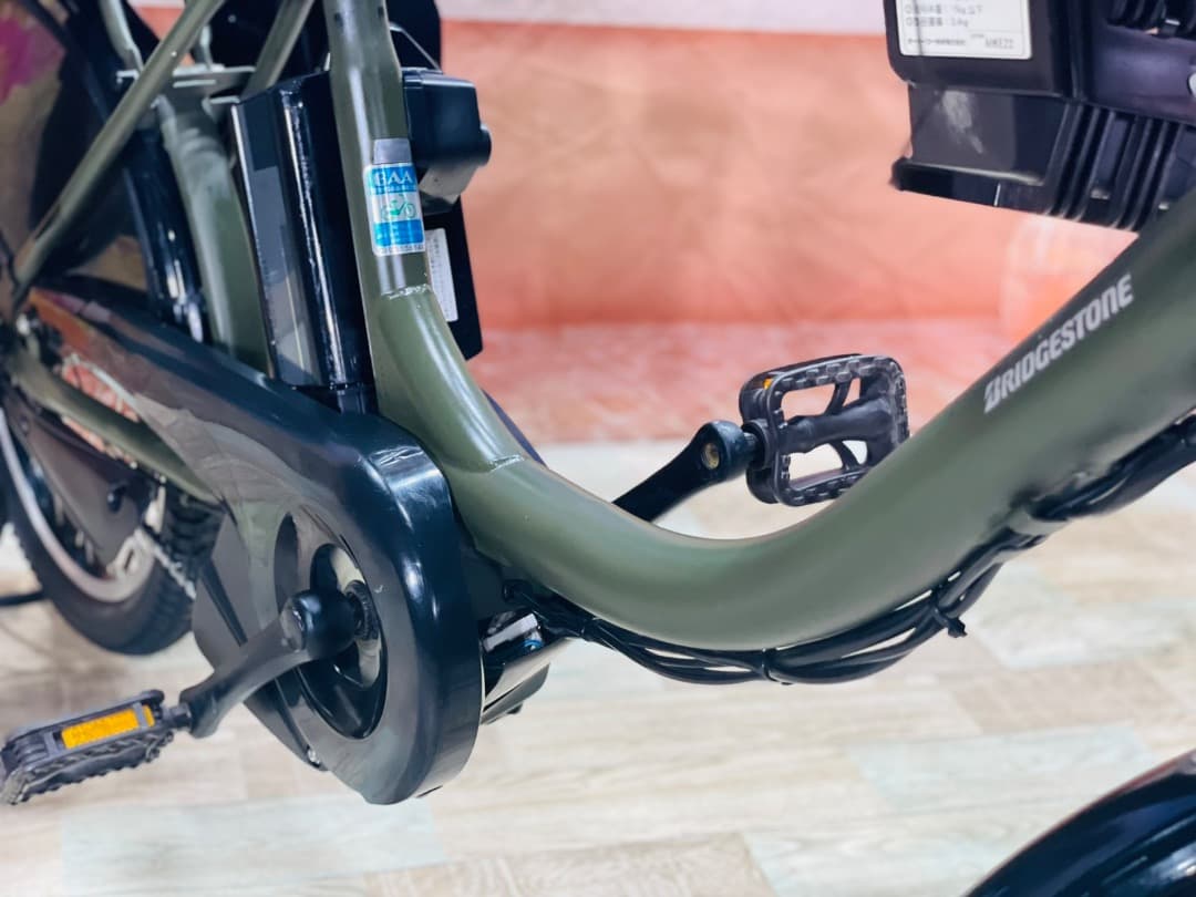 Y2396　2019モデルアシスタC⭐️　ブリヂストン　ハイクラス子供乗せ自転車