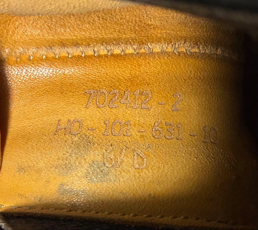 希少 美品 JM WESTON 631 サイドゴアブーツ　6 1/2 D