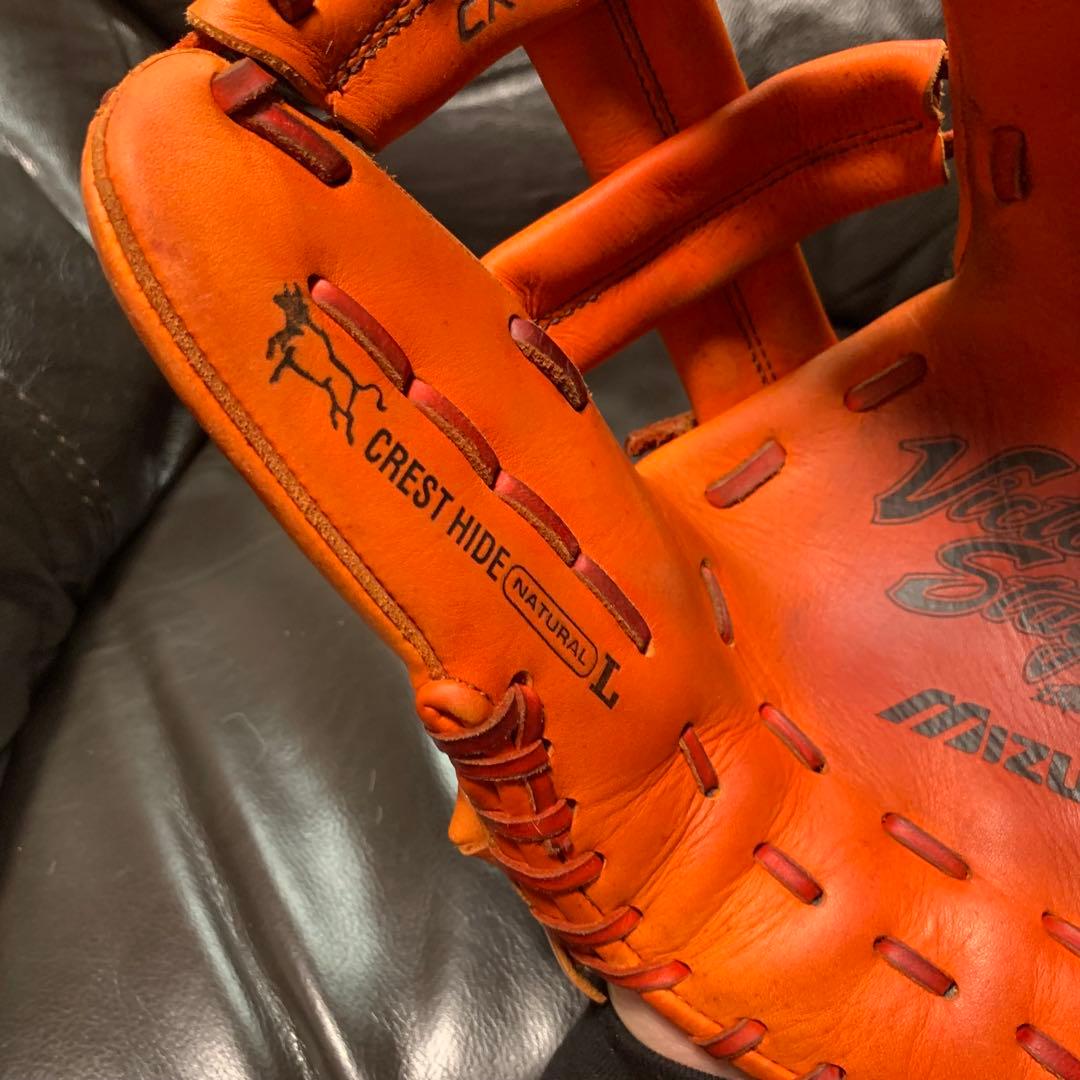 Mマーク　　ミズノ　ビクトリーステージ　軟式グローブ