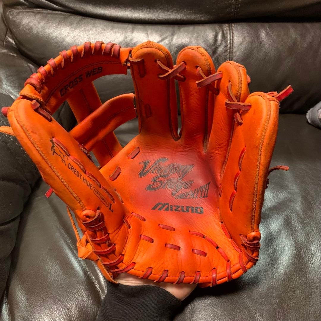 Mマーク　　ミズノ　ビクトリーステージ　軟式グローブ