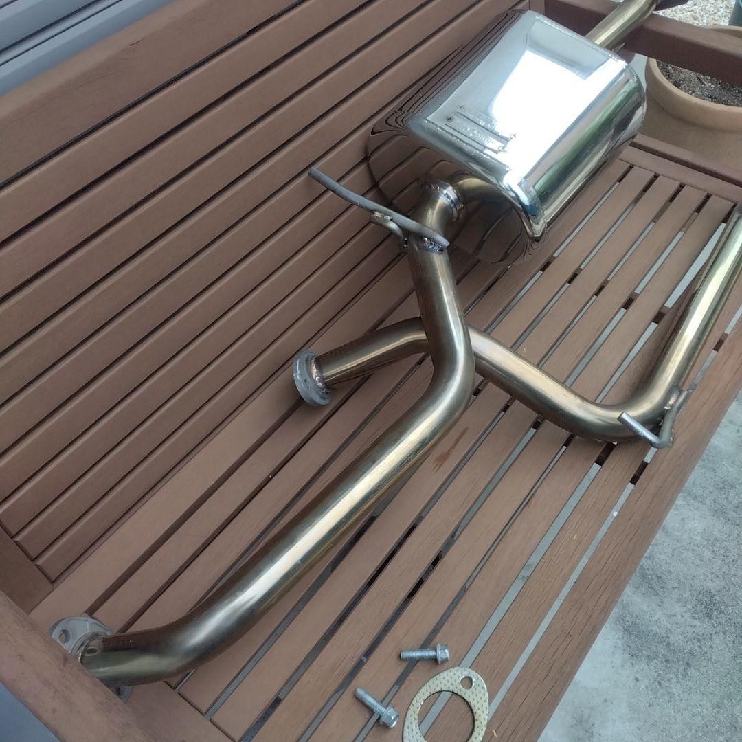 サクソンレーシング　ダウンテールマフラーJB64