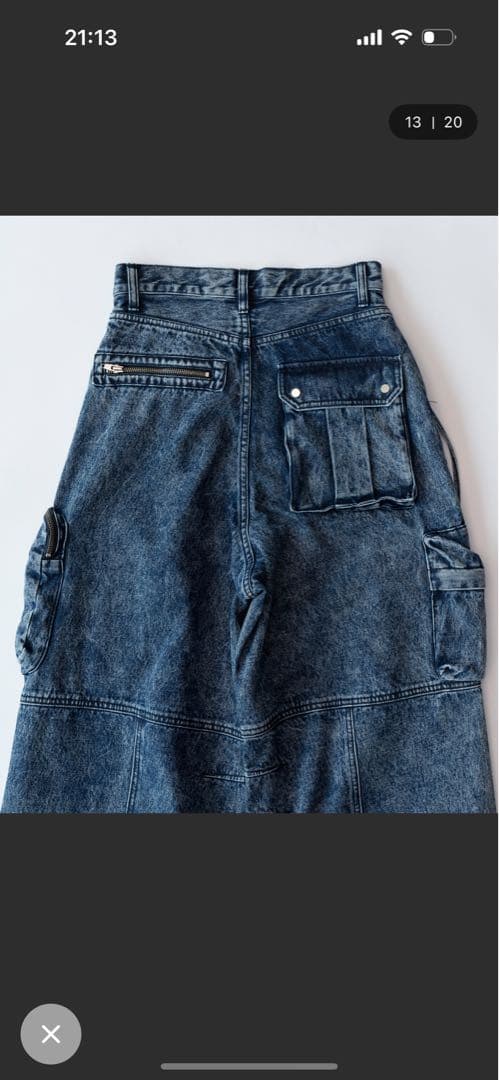 最終価格プランクプロジェクト　デニムカーゴパンツ