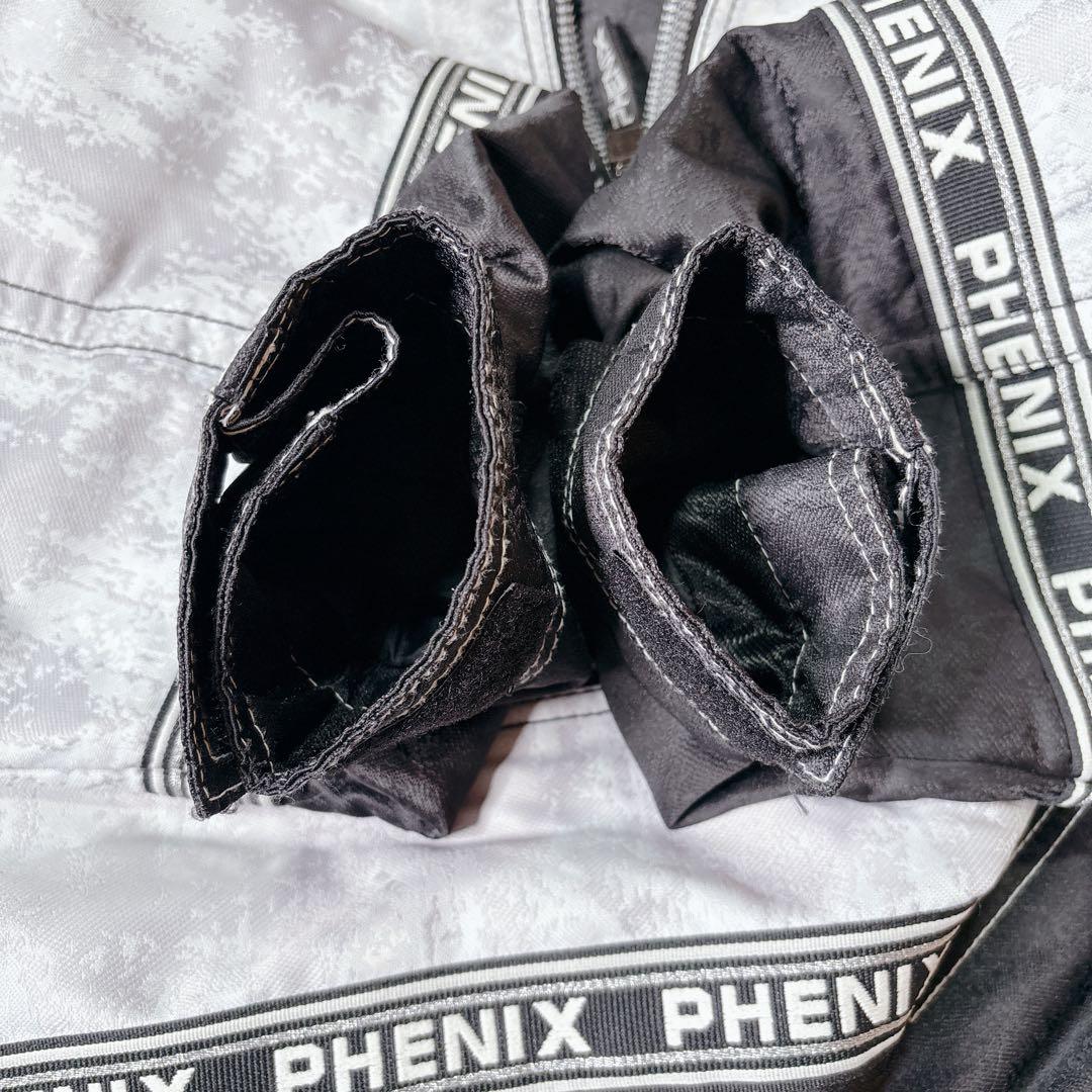 Phenix スノボ スキーウェア セットアップ メンズ 白　黒　ハーフジップ