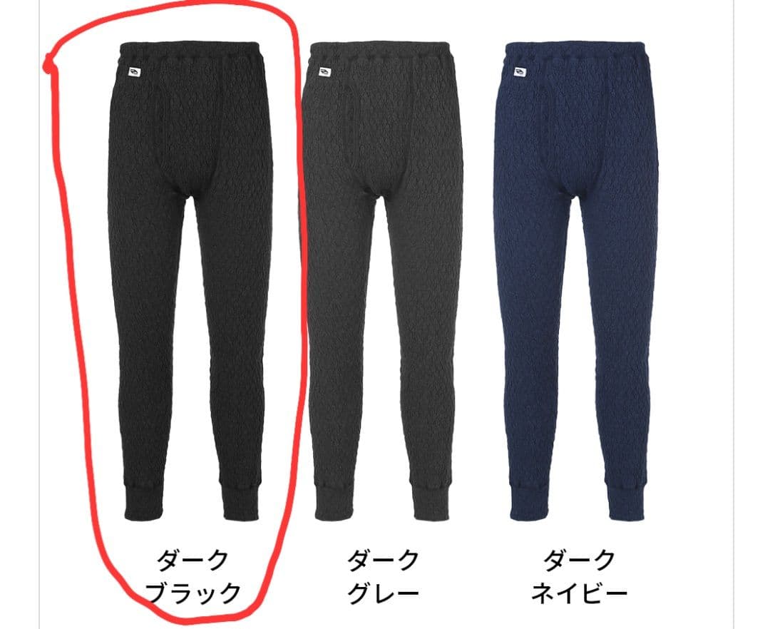 ひだまり本舗 エベレスト 紳士用 タイツ ダークブラック Ｍサイズ