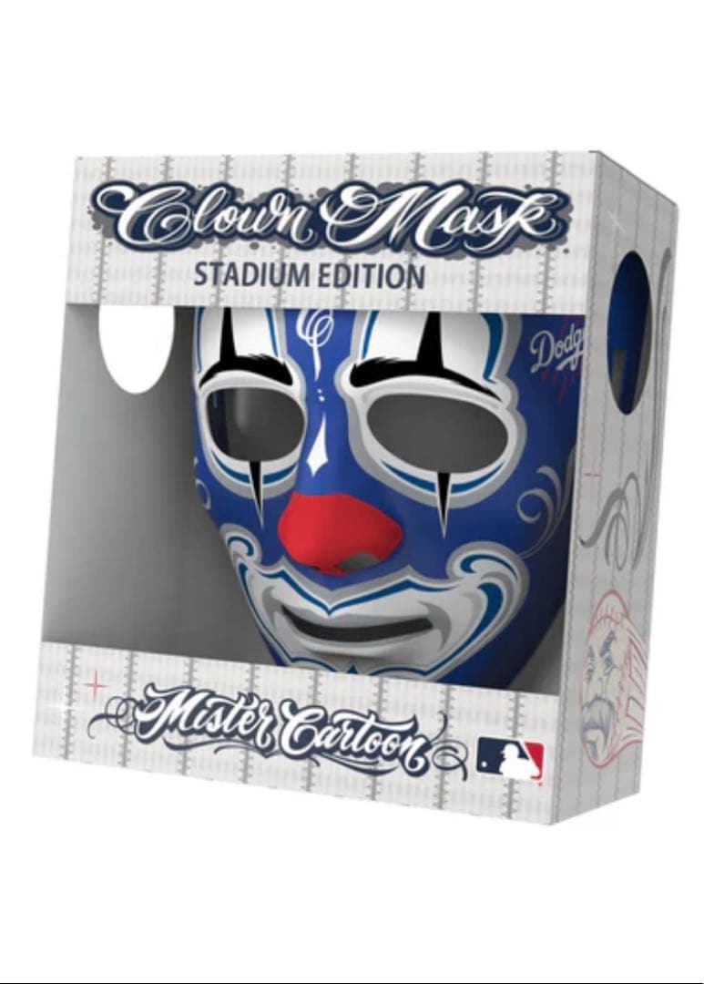 ボ*ズ様 Mr Cartoon MLB CLOWN MASK Dodgers