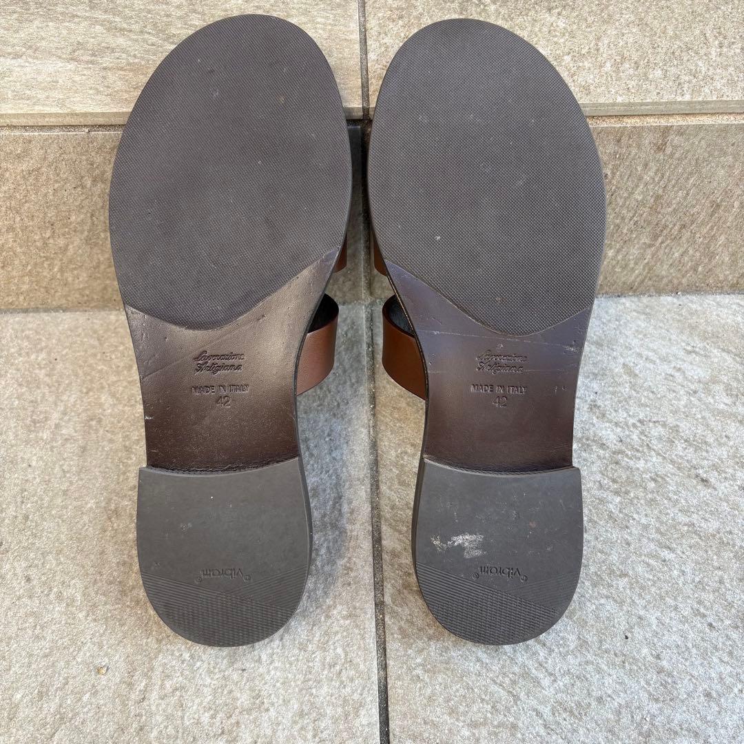 美品　L/UCCA ルッカ　lucca ブラウン　サンダル　beamsF