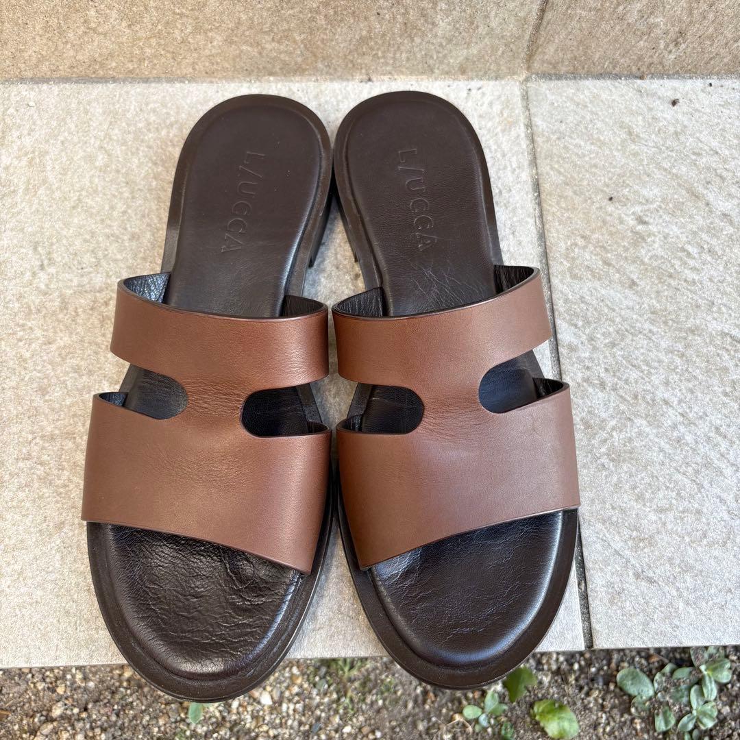 美品　L/UCCA ルッカ　lucca ブラウン　サンダル　beamsF