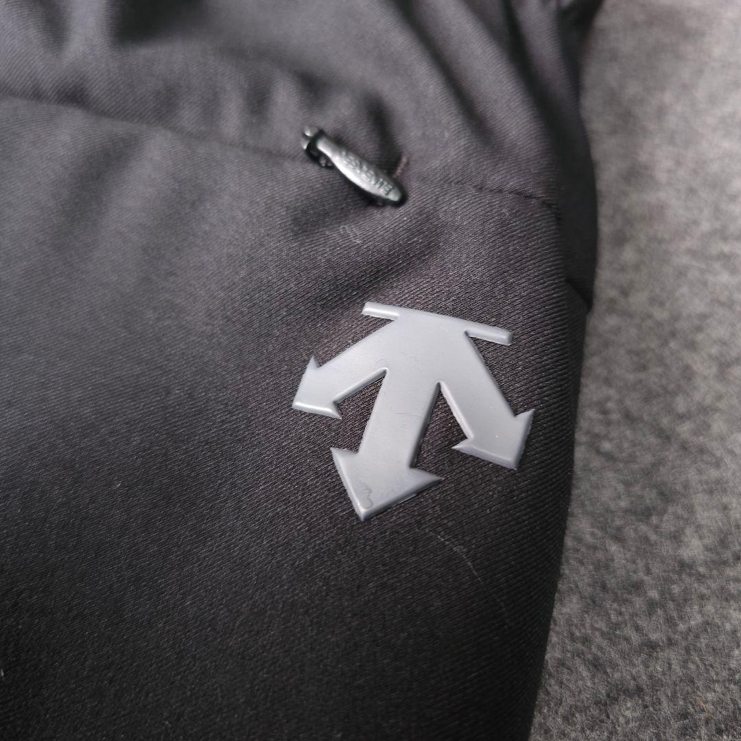 近年モデル デサントゴルフ ストレッチ素材ゴルフパンツ 黒 O LL大きいサイズ