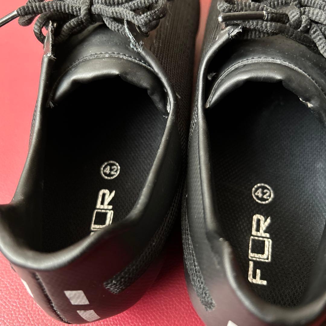 【FLR】F-55ニットシューズ　ブラック42