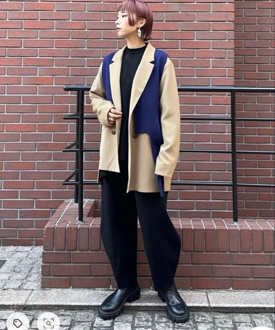 【綿毛】 新品タグ付き✨UN3D. コクーンニットパンツ　36