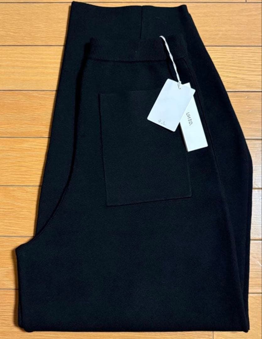 【綿毛】 新品タグ付き✨UN3D. コクーンニットパンツ　36