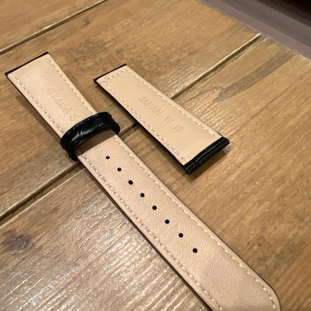Grand Seiko ブラックレザーベルト W19