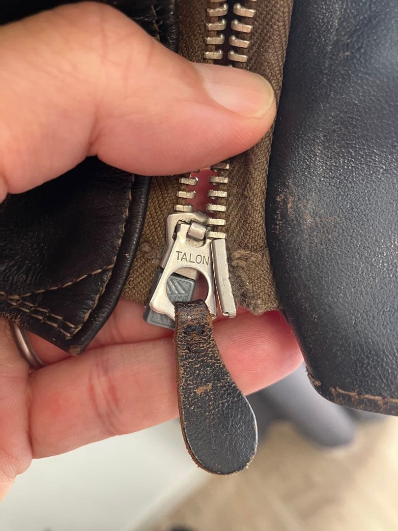 旧THE REAL McCOY'S TYPE A-2 レザージャケット 38