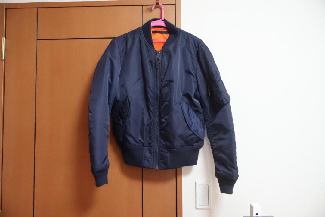 AVIREX MA-1 フライトジャケット ネイビー