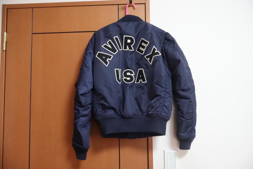 AVIREX MA-1 フライトジャケット ネイビー