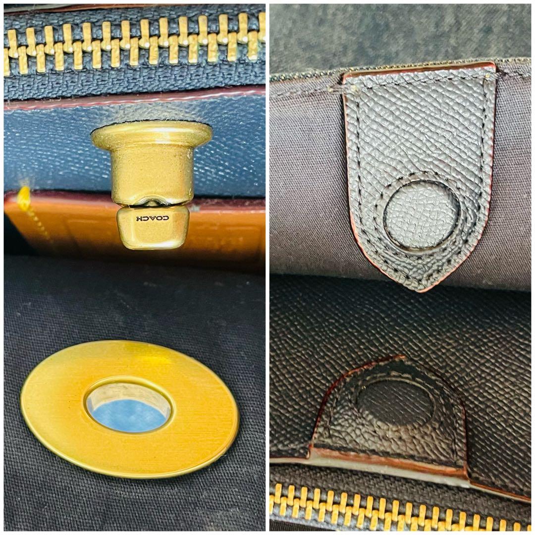 【美品】COACH ハンドバッグ 2way ショルダーバッグ デニム ウィロウ