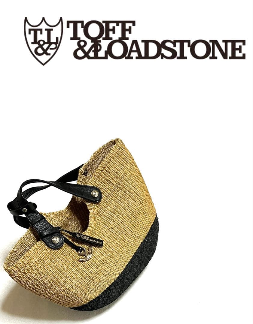 TOFF&LOADSTONE かごバッグ　ラフィア　バッグ　肩がけ　レザー