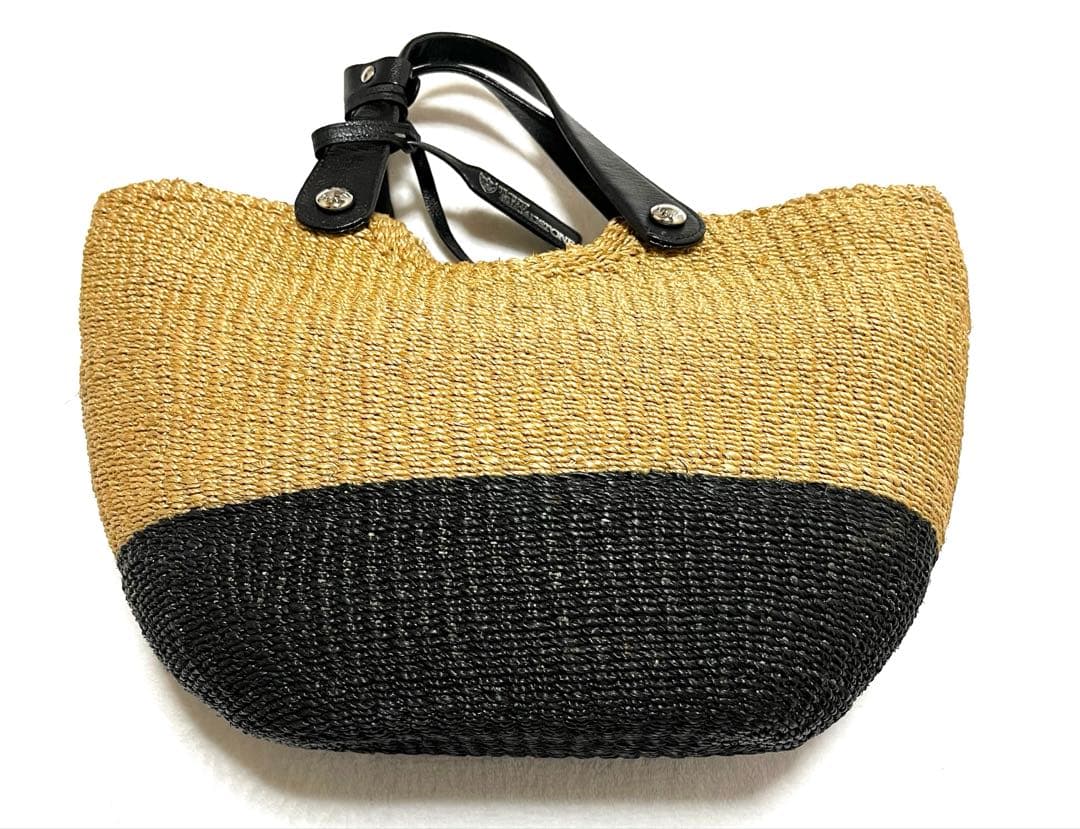 TOFF&LOADSTONE かごバッグ　ラフィア　バッグ　肩がけ　レザー